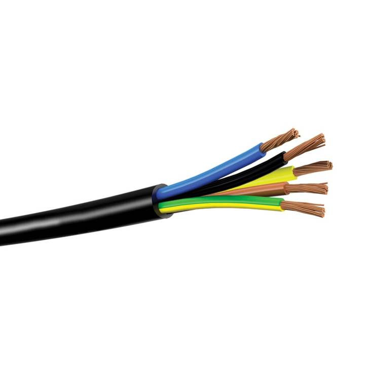 Cabo Flexível PP 5 Vias Bitola 2.5MM Ibérica (Rolo 25M) 5C26027