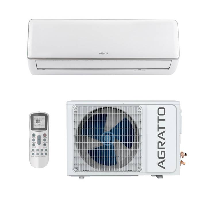 Ar-Condicionado Split Inverter 18000 BTUs Agratto Neo Quente e Frio ICS18QFI-02/ICS18QFE-02 220V