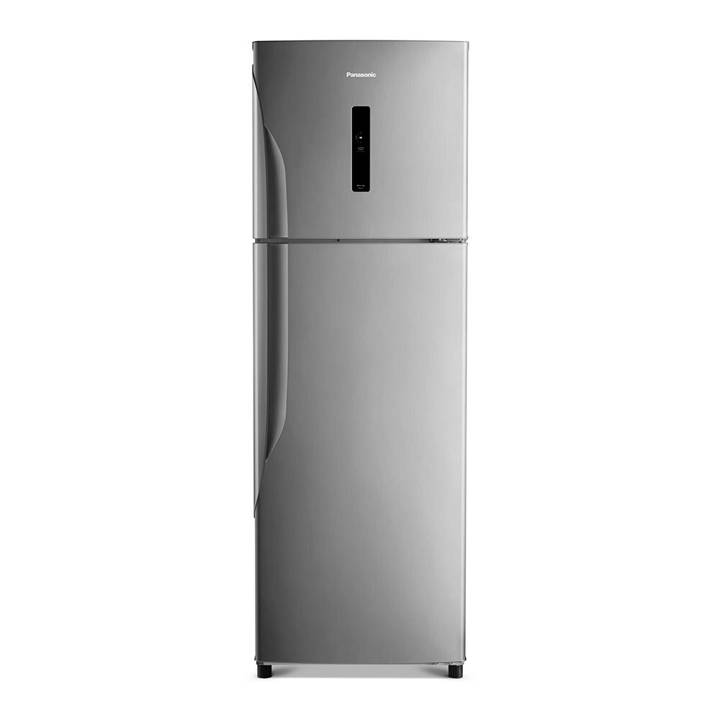 Geladeira Panasonic 387 Litros 2 Portas com Freezer em Cima Aço Escovado BT41PD1XB 220V
