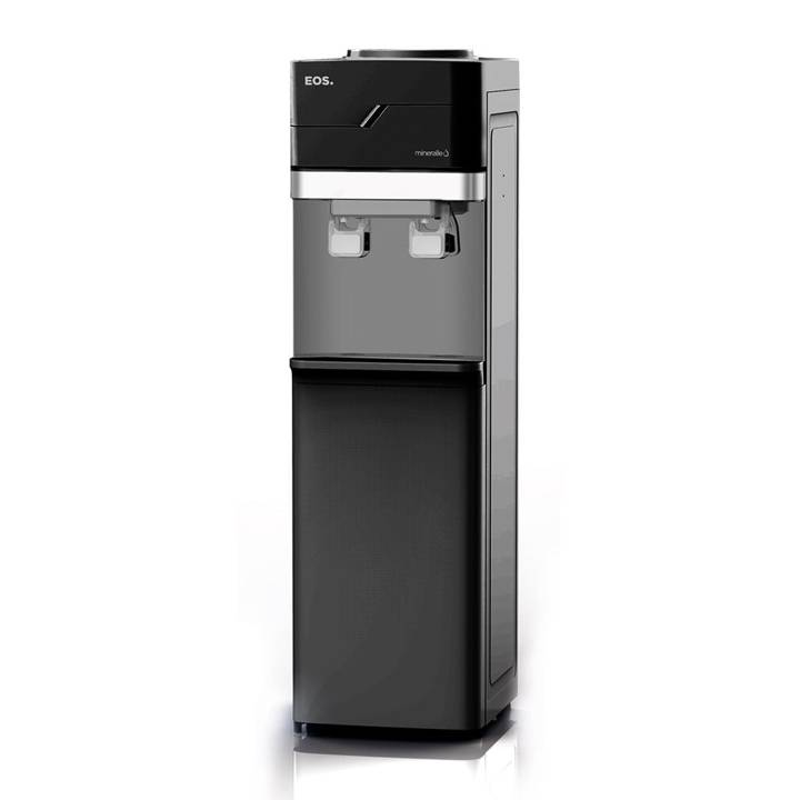 Bebedouro de Coluna para Garrafão EOS Mineralle Compressor Preto EBC01PC 220V