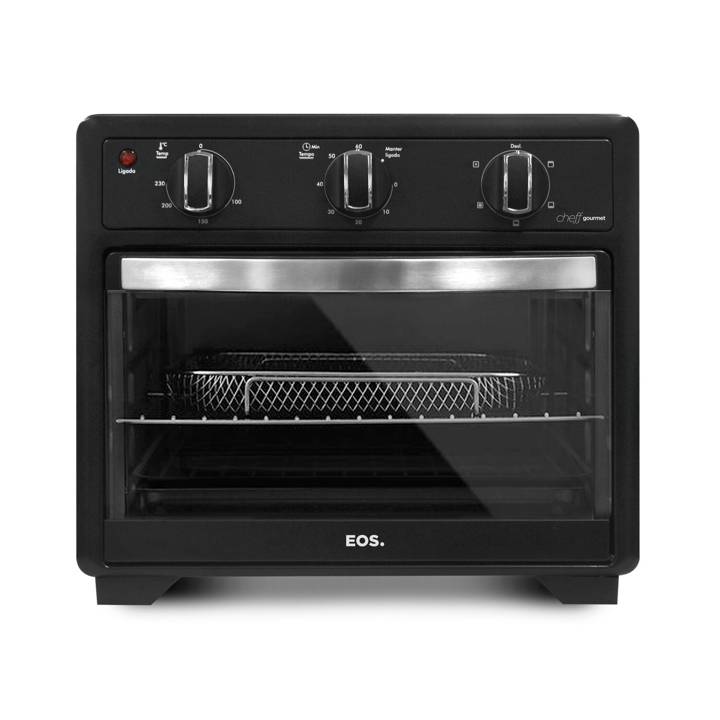 Forno Elétrico e Air Fryer EOS 25 Litros Preto EFE25AP 110V