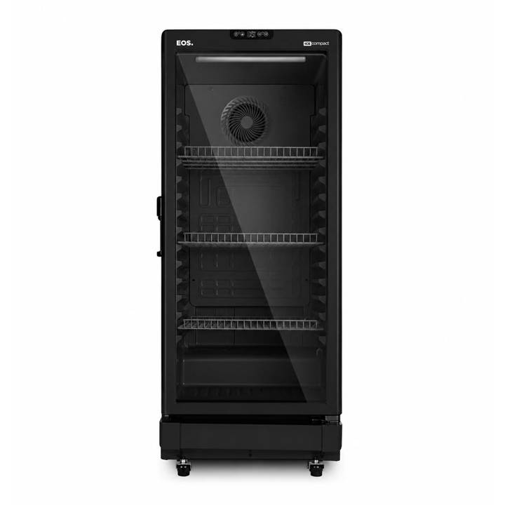 Refrigerador Expositor Vertical EOS 198 Litros Eco Gelo Digital All Black EEV200P 110V