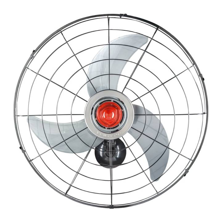 Ventilador de Parede Industrial Ventisol Power com 3 pós 70cm Preto Bivolt