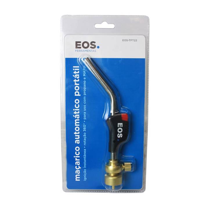 Maçarico Manual Portátil EOS para Gás MAP/Propano