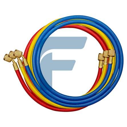 Jogo de 3 Mangueiras para Manifold EOS 1,5m R410 a 5/16 e 1/4 Fêmea C151395