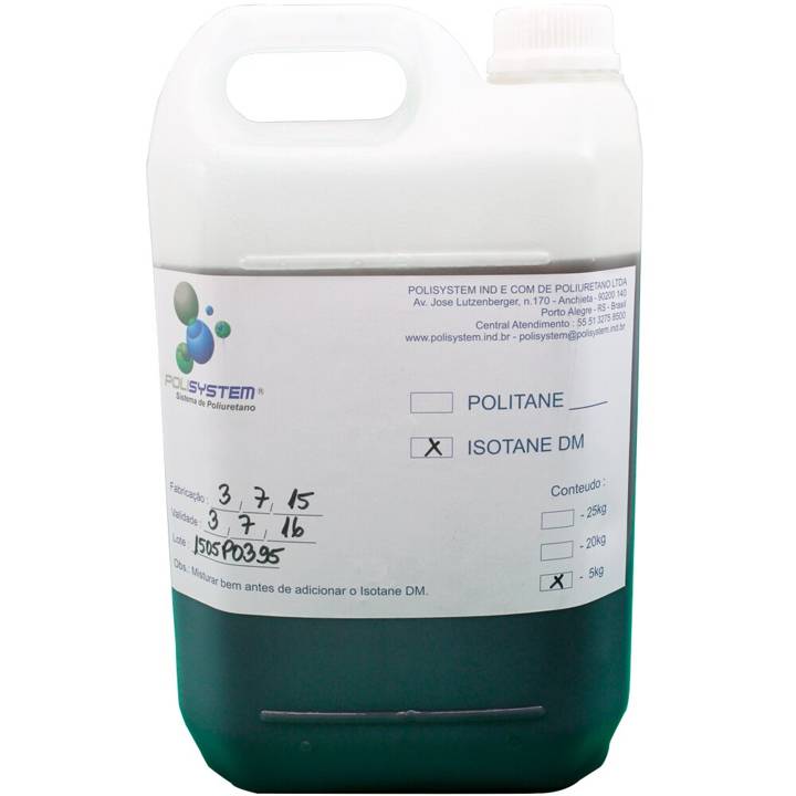 Poliuretano Isotane Tipo B Dm Embalagem 5kg Polisystem