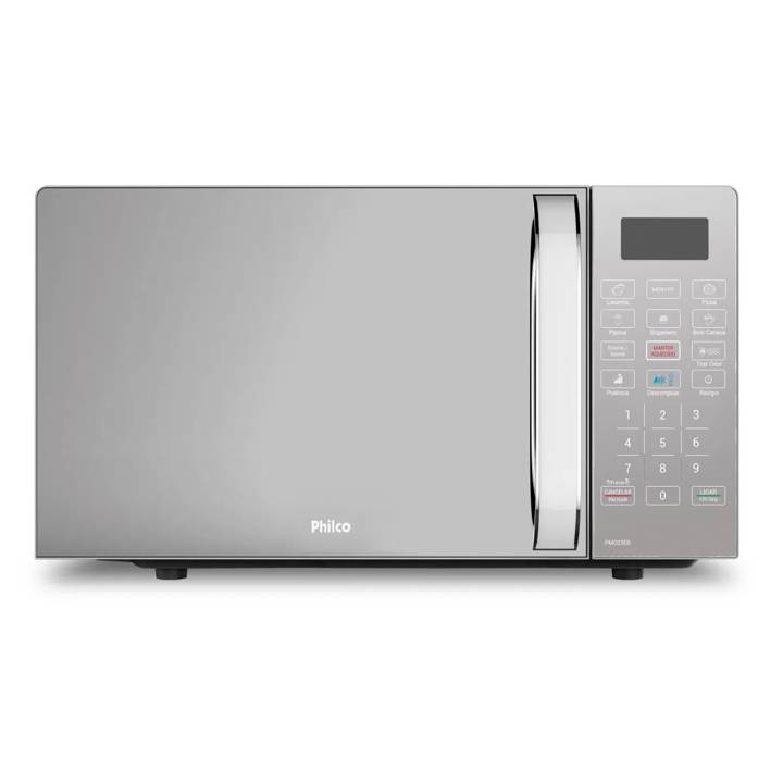 Micro-ondas Philco 20 Litros Branco com Frente Espelhada PMO23EB 220V