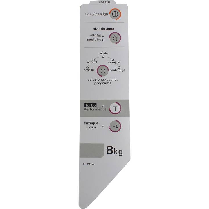 Painel Decorativo Compatível Lavadora Brastemp P0799