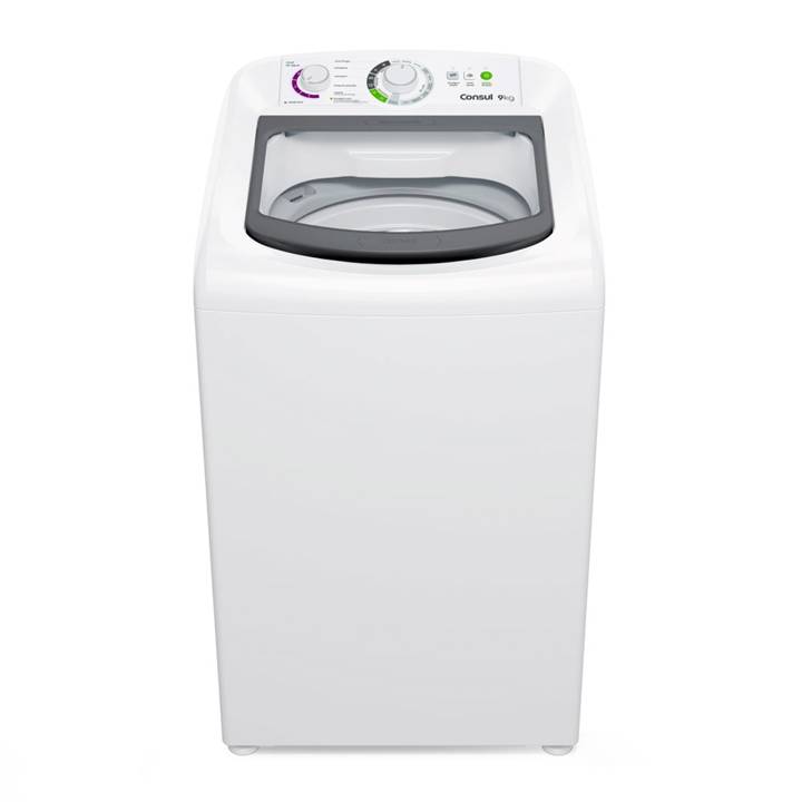 Lavadora de Roupas Consul 9Kg Branco CWB09BBANA 110V