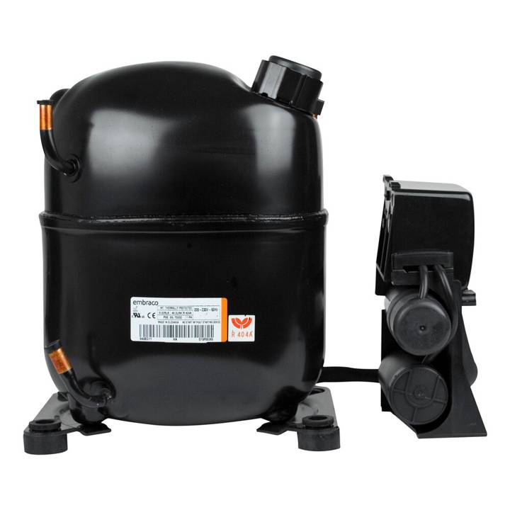 Compressor Embraco Aspera 1.1/2HP Baixa Temperatura R404A 60Hz com Caixa de Ligação NJ2212GJ 220V
