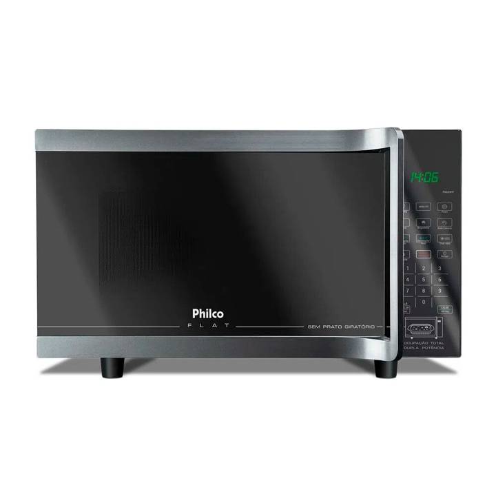 Micro-ondas Flat Philco 28 Litros Sem Prato Giratório PMO28TF 110V