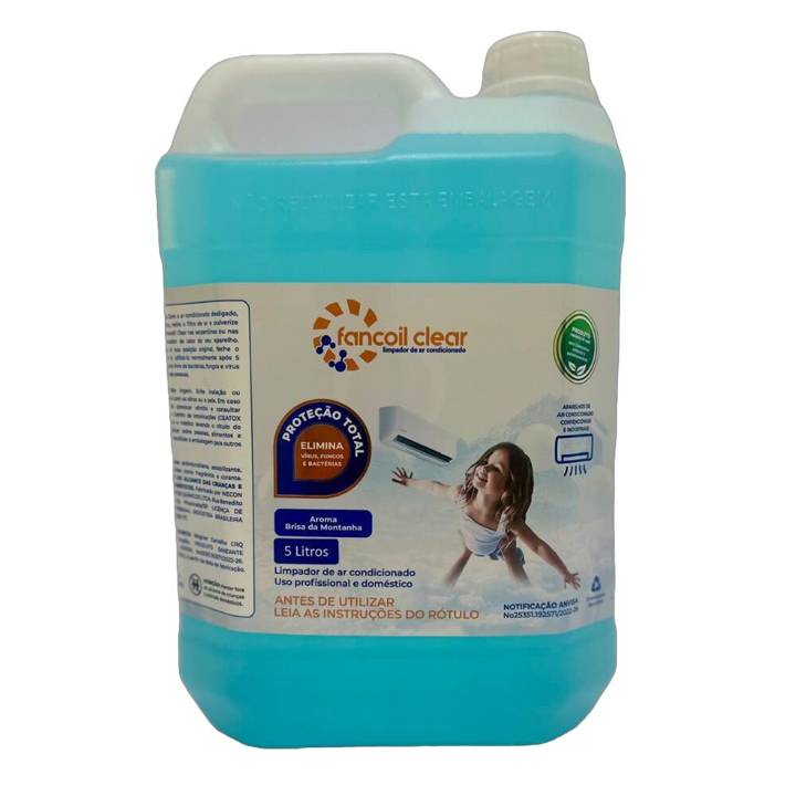 Higienizador Bactericida Wecon Fancoil Clear 5 Litros Brisa da Montanha