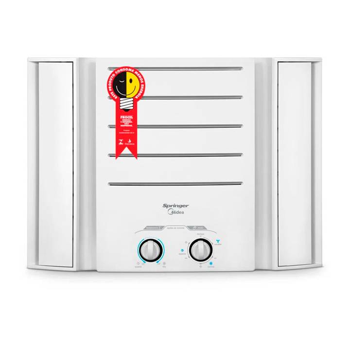 Ar-Condicionado Janela 9500 BTUs Spriger Midea Duo Mecânico Quente e Frio QQJ105BB 220V