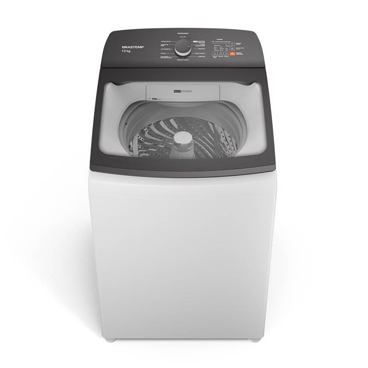 Lavadora de Roupas Brastemp 13kg Ciclo Tira Manchas Branco BWK13ABANA 110V