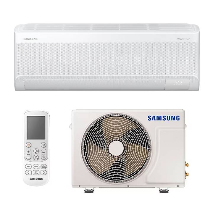 Ar-Condicionado Split Inverter 9000 BTUs Samsung WindFree AI Wi-Fi High Wall Só Frio AR09DYFAAWKNAZ/AR09DYFAAWKXAZ 220V