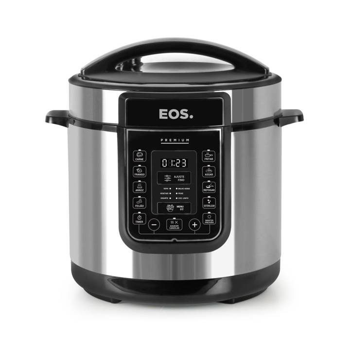 Panela de Pressão Elétrica 6 Litros EOS Multicooker Digital Inox EPP60DI 110V