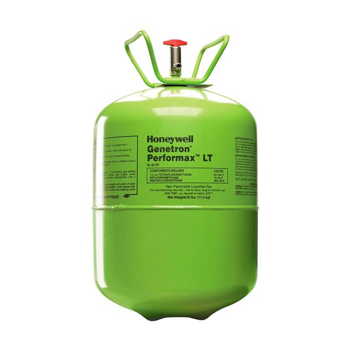 Gás Refrigerante R407f Honeywell Genetron Cilindro de 11,3Kg