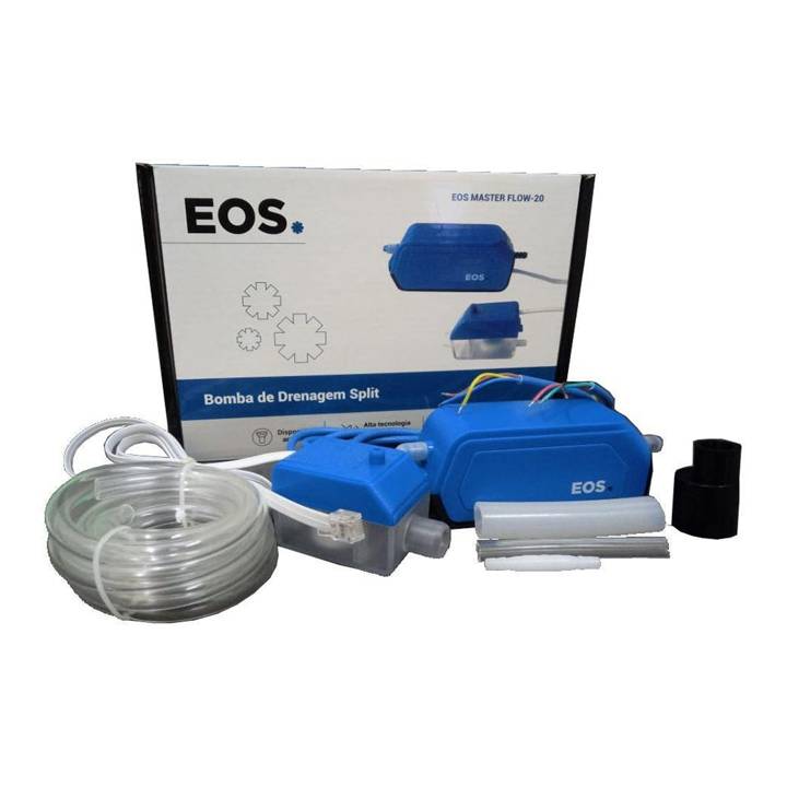 Bomba de Drenagem de Água para Ar Condicionado Split Drena 20Lt/H Ate 45000 Btus Masterflow 20 Bivolt