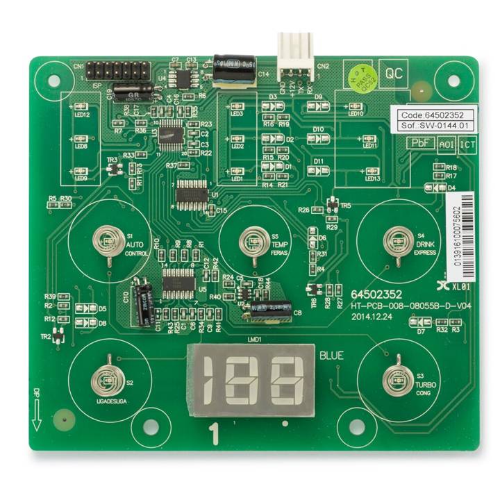Painel Eletrônico Geladeira DF80/DF80X/DW51X Electrolux