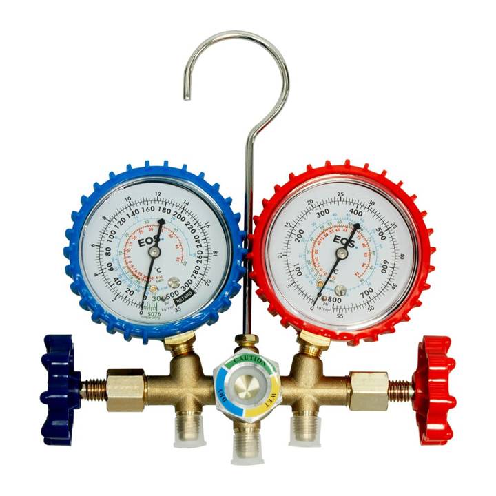 Kit de Manifold EOS com Mangueira de 0,9m para R22/R134A/404A
