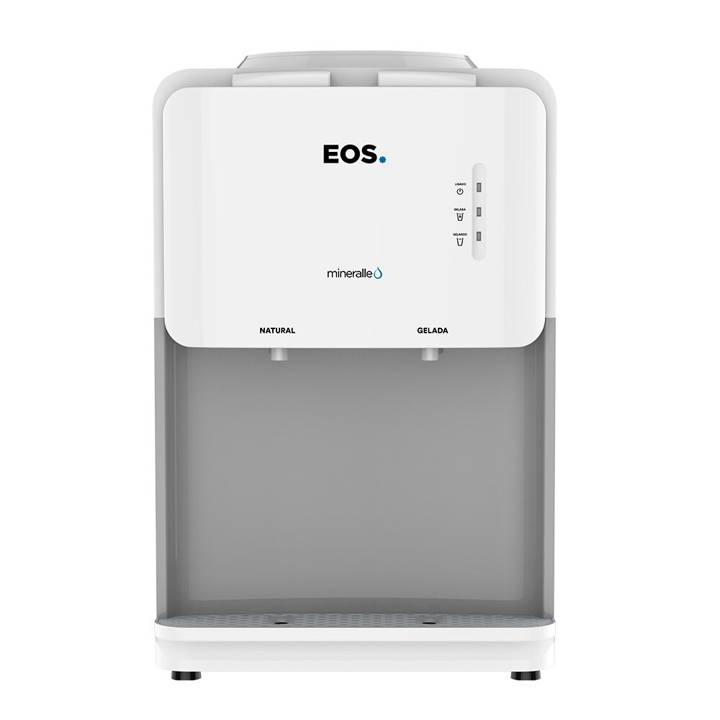 Bebedouro de Mesa para Garrafão EOS Mineralle Compacto com Compressor Branco EBC03B 220V