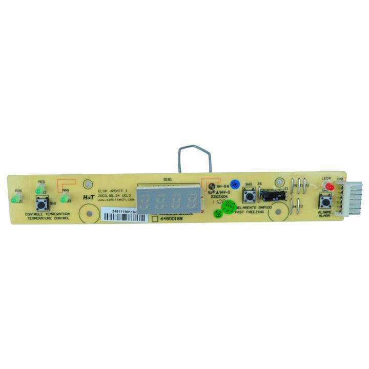 Placa de Interface ASV Compatível com Geladeira/Freezer Electrolux PER8002 Bivolt