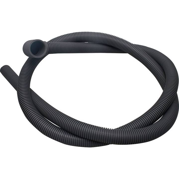 Mangueira Sanfonada de Saida Ibira Compatível com Lavadora Electrolux 2 metros Bocal Curvo 28mm 360209065/67401041