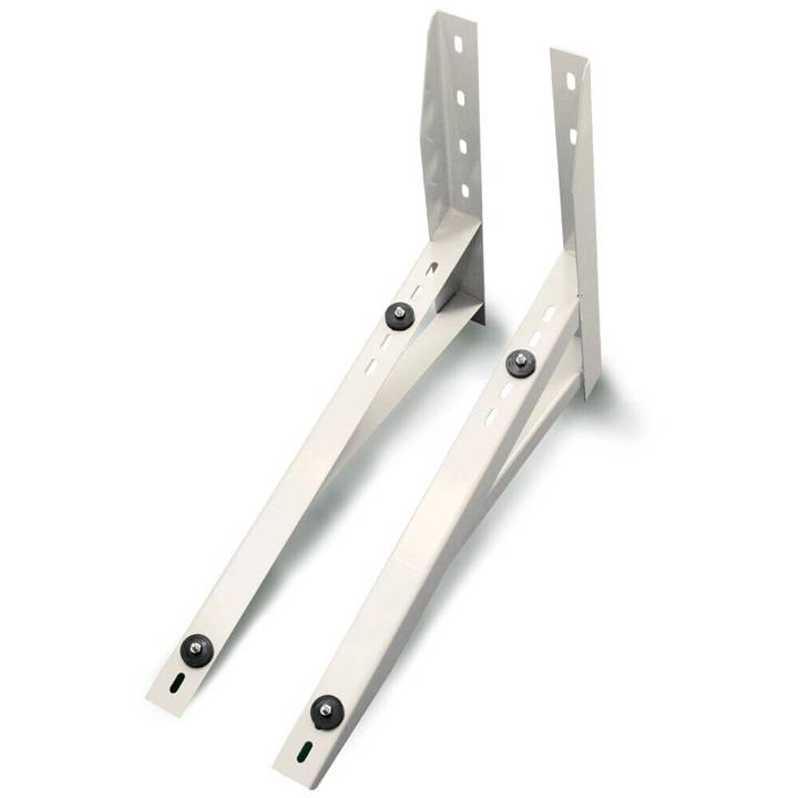 Suporte para Condensadora EOS até 240kg/Par 700mm Perfil L Pintura Eletrostática com Mão Francesa 700PLR
