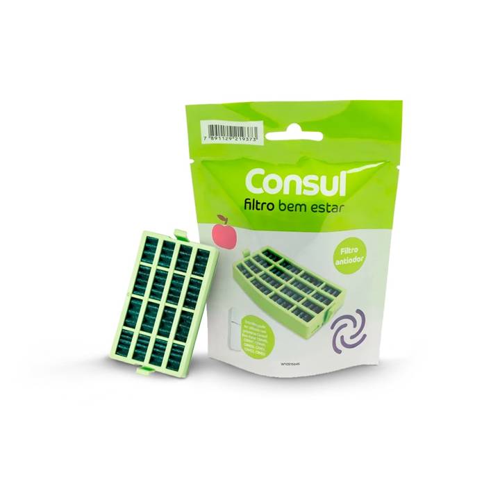 Filtro AntiBactéria Desodorizador Original Bem Estar Consul para Geladeiras W10515645