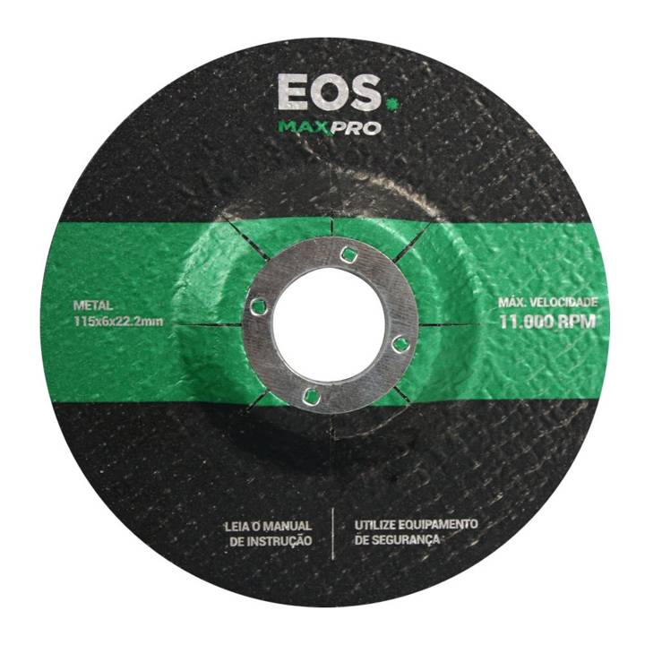 Disco de Desbaste 115mm para Esmerilhadeira EOS EEM01PRO 115x6x22mm
