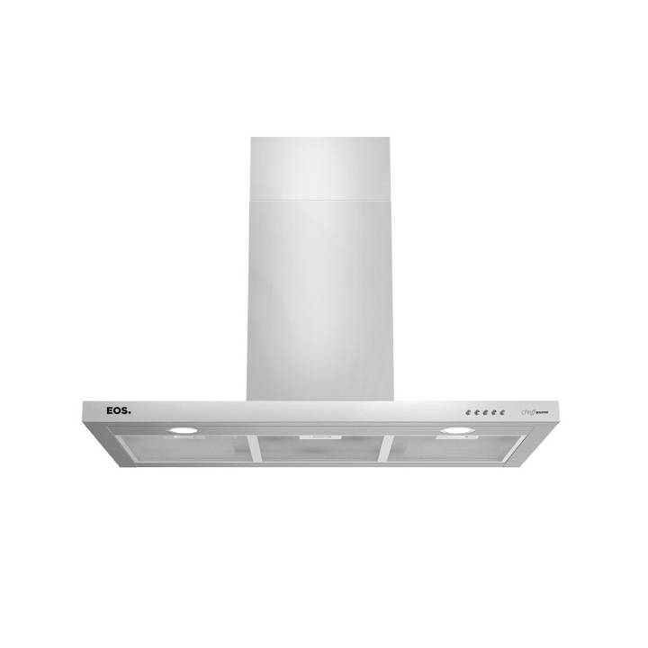 Coifa e Depurador de Parede EOS 90cm Cheff Gourmet Slim Tipo T Inox ECO91PTI 220V