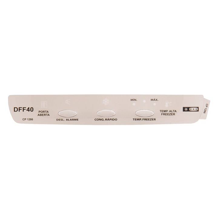Painel Decorativo Compatível Refrigerador Electrolux DFF40 CP Placas