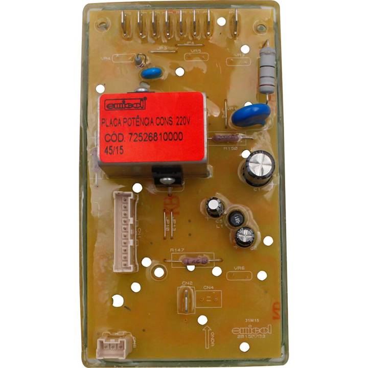 Placa de Potência para Lavadora Brastemp/Consul W10446927 220V Emicol