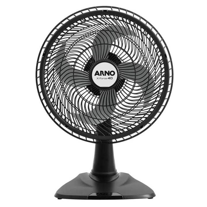 Ventilador de Mesa Arno X Force com 4 pás 40cm Preto VE4X 220V