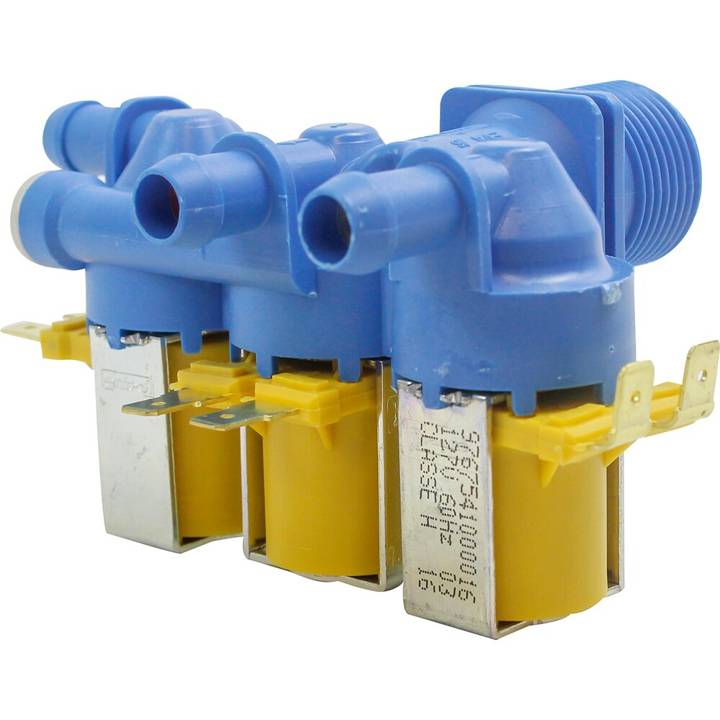 Válvula Água Tripla Compatível Lavadora Electrolux 110V LTR15 LTC15 LTA15 64500221 Emicol