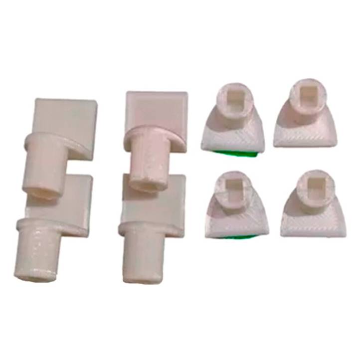 Kit com 4 Peças para Reparo de Aleta Frionel para Ar-Condicionado Split Compatível com Marcas Diversas KTRPCN