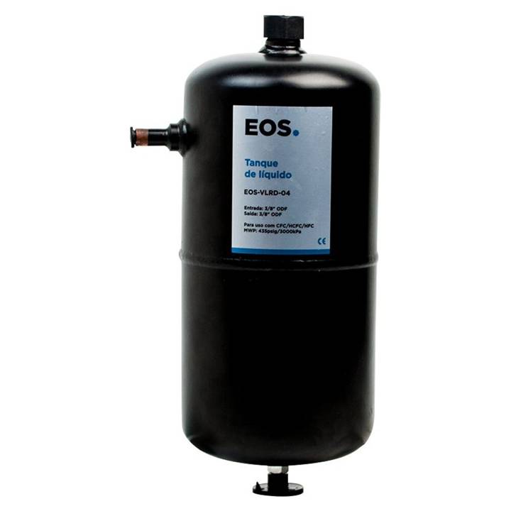 Tanque Líquido Vertical 6 Litros para Unidade Condensadora com Válvula EOS