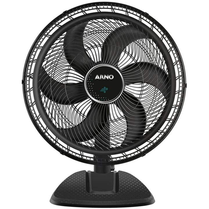 Ventilador de Mesa Arno Ultra Silence Force Desmontável com 6 Pás 50cm Preto VD50 220V