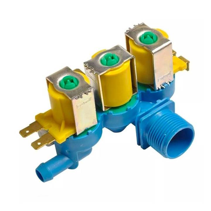 Válvula Água Lavadora Tripla 110V LTR15/EW115SLCW/LTA12/LTC15LTF15F/LTP12/LP12Q 41015607 Electrolux