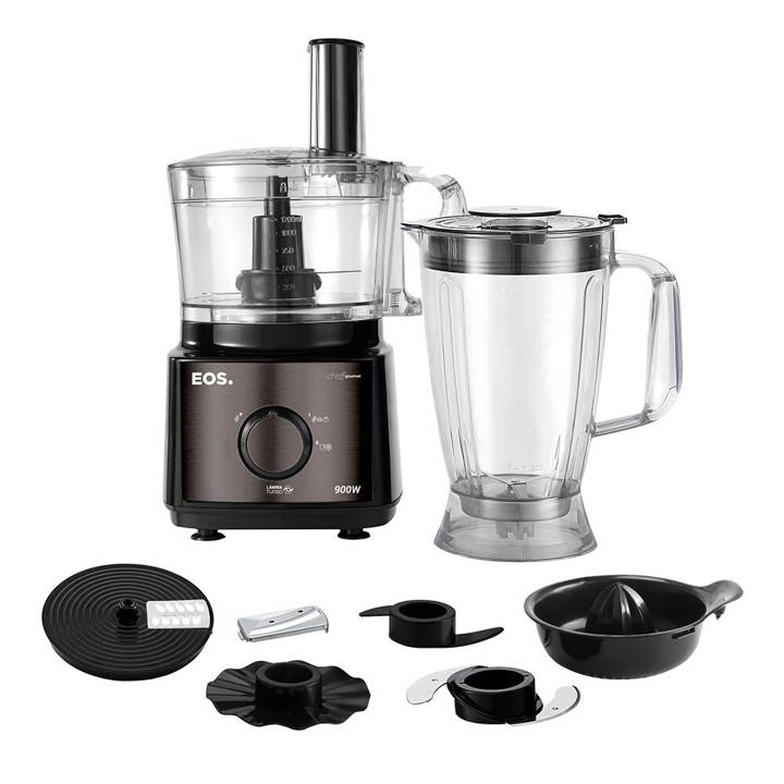 Processador de Alimentos EOS 7 em 1 Titanium 900W EPS01T 110V
