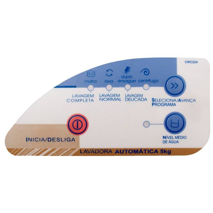 Painel Decorativo Compatível Lavadora Consul CWC22B CP0567 CP Placas