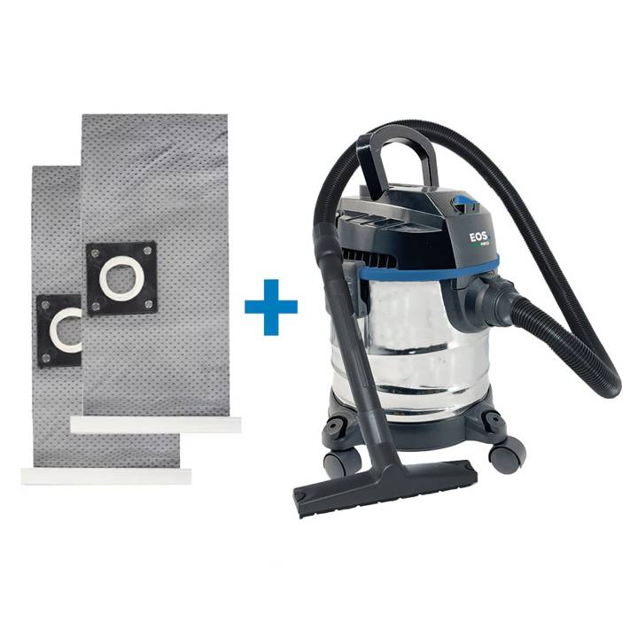 Kit Aspirador de Pó e Água EOS 12 Litros MaxPro  1400W EAI12I 220V + 2 Sacos Extras