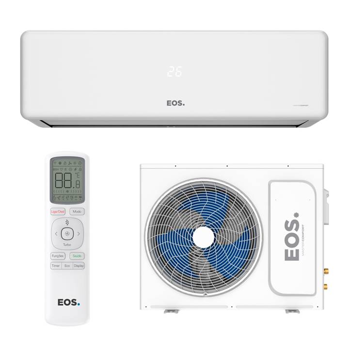 Ar-Condicionado Split 18000 BTUs EOS Master Comfort On/Off High Wall Só Frio EASM18000FI/EASM18000FE 220V
