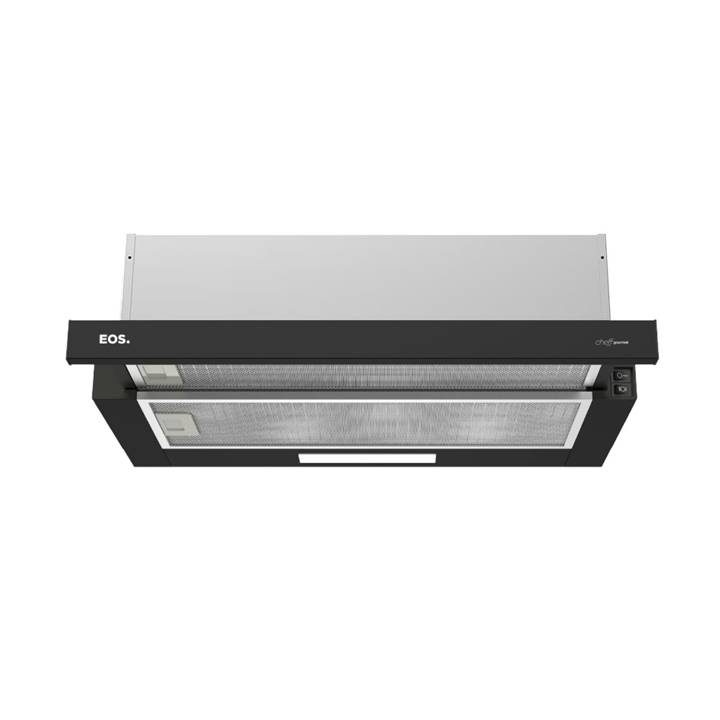 Depurador e Exaustor de Parede EOS 60cm Slim Retrátil Preto ECO60DRP 220V
